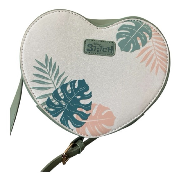 DISNEY Brand Stitch Heart-Shaped Crossbody by BIOWORLD New With Tags - Picture 2 of 13